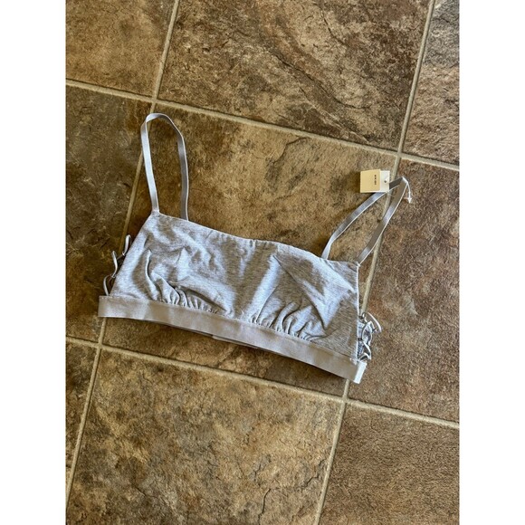 Aerie Real Good Strappy Side Lace Up Bralette Grey
Size Medium - Picture 3 of 7